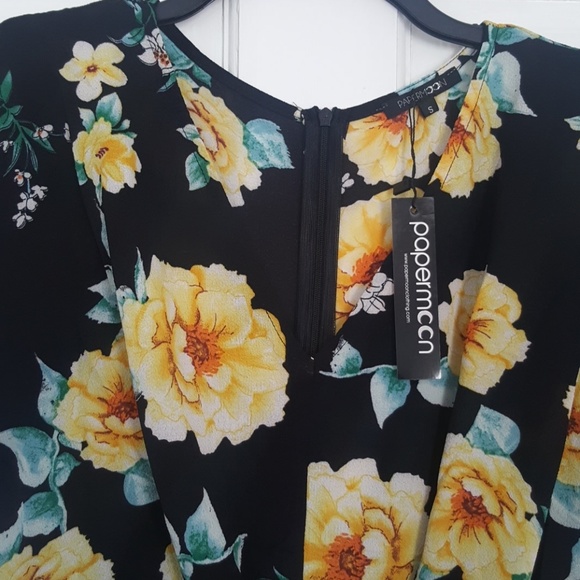 11. Papermoon romper Black - Picture 4 of 5